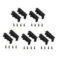 thumbnail image 1 of 5 Sets Pcb Din for C45 Rail Mount Adapter Pcb Mount Bracket Clips Mount Holder 35Mm Black, 1 of 9