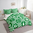 thumbnail image 3 of Castle Fairy 7-Piece King Bedding Set - Teens Santa Claus Christmas Geometric Lattice Ultra Soft, 3 of 8