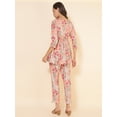 thumbnail image 5 of Janasya Women's Multicolor Moss Floral Printed Co-Ord Set, 5 of 7