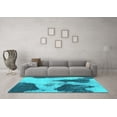thumbnail image 3 of Ahgly Company Indoor Rectangle Persian Turquoise Blue Bohemian Area Rugs, 8' x 12', 3 of 4
