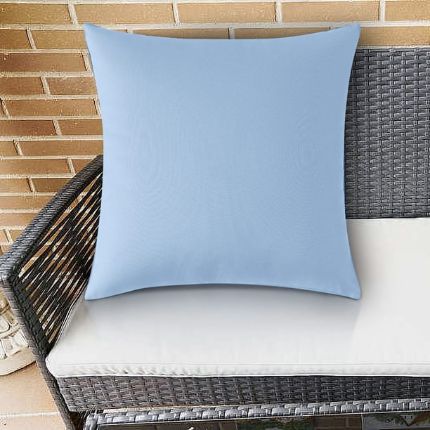 Funda impermeable para almohada de exterior: protector de cojín moderno y liso para respaldo de muebles de patio, jardín y piscina.