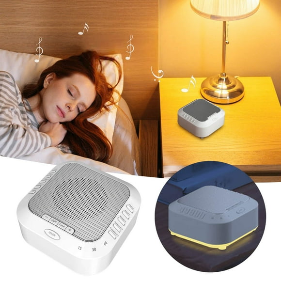 Oliegs White Noise Sound Machine With Solfeggio Frequencies 28 Soothing Songs Ambient Night Light Timer For Sleep Meditation Relaxation