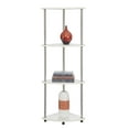 thumbnail image 2 of Convenience Concepts Designs2Go 4 Tier Corner Shelf, White, 2 of 5