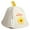 Mother's Sunshine, variant on Rusher Panda Children's Sauna Hat with Ears 100% Sheep Wool Bath Hat for Kids Girls Boys Felt Banya Cap for Bath House Hair and Head Protector Sauna Accessories, One Size, White Black