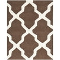 thumbnail image 3 of SAFAVIEH Cambridge Liam Geometric Wool Area Rug, Dark Brown/Ivory, 2'6" x 4', 3 of 9