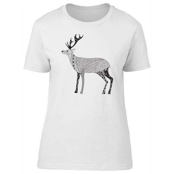 Beautiful Ethnic Deer Tee Women's -Image by Shutterstock