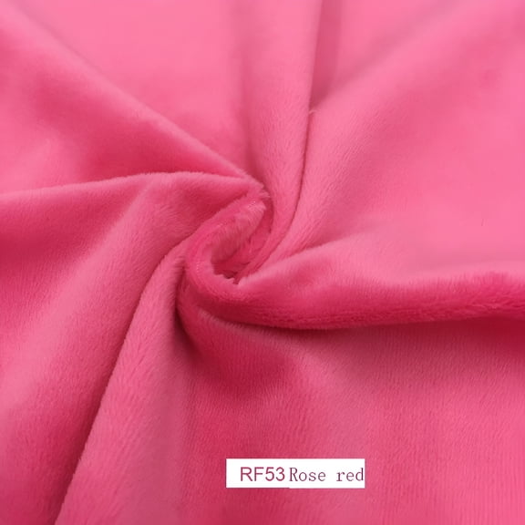 AUQ 45*50cm Solid Color Style Minky Fabrics For Sewing DIY Handmade Home Textile Cloth Plush Fabric Patchwork ARMY GREEN