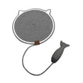 thumbnail image 2 of Tachiuwa Cat Scratch Mat with Fishy Ball Cat Floor Scratching Pad for Couch Floor Rug M, 2 of 9