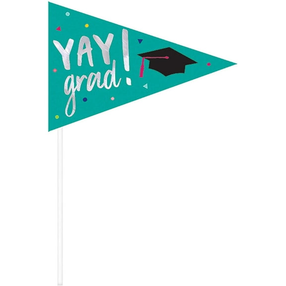 Graduation Party Pennants Set - 6 pcs
