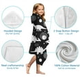 thumbnail image 7 of Dinosaur Silhouette Pattern Hooded Bath Towel，50"x30" for Ages 3 To 12 Kids, Quick Dry Lightweight Soft Microfiber Hood Beach Towel Cover Up for Kids, 7 of 7