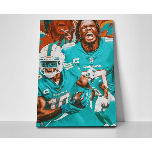 Tyreek Hill Poster or Wrapped Canvas