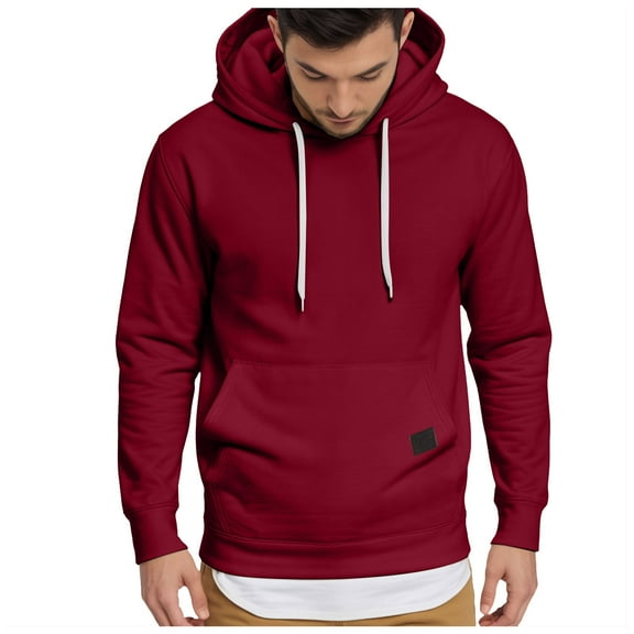 TSHXS Mens Sweatshirt Hoodies For Men Men'S Hoodies Pullover Hooded Sweatshirt Midweight Athletic Hoodie For Men Long Sleeve Sweat Shirt With Pocket M