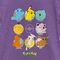 thumbnail image 2 of Girl's Pokemon Character Circles  Graphic Tee Purple Berry Large, 2 of 4