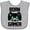 AC-Heather Grey, variant on Inktastic Born to Be a Gamer with Controller Boys or Girls Baby Bib
