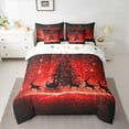 thumbnail image 2 of Castle Fairy Teens Christmas Tree 7-Piece Bedding Comforter Set,Sparkling Sequin King Bedding Sets,Santa Claus Deer Ultra Soft Bed Sheets,Luxury Bedroom Decor, 2 of 8