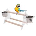 thumbnail image 3 of Support multifonction pour cage à oiseaux et perroquets avec mangeoire, 3 of 4