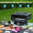 Nichro 2in1 Gas Pizza Oven with Frying & Baking Functions 12 Inch