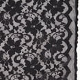 thumbnail image 4 of Zelouf Lucia Stretch Lace  , Sewing, DIY, Crafts Fabric by the Yard, Black, 1 Yard, 4 of 6