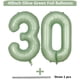 thumbnail image 2 of Globo LVMOQIQIU, 40 cm, verde, número 30, decoración de cumpleaños, 2 of 6