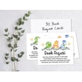 thumbnail image 4 of Inkdotpot 30Dinosaur Jungle Animals Baby Shower Book Request Cards Bring A Book Instead Of A Card Baby Shower Invitations Inserts Games, 4 of 6