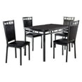 thumbnail image 1 of Topline Home Furnishings 5pc Faux Marble Dining Set, 1 of 6