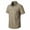 #0442-Khaki, variant on Qiyinn Men's Short Sleeve Tactical Shirts, UPF 50 Ripstop Military Work Shirts, Breathable Button Down Outdoor Hiking Shirt