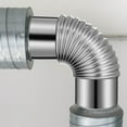 thumbnail image 3 of Poêle à Bois Cheminée en Acier Inoxydable Échappement Antirouille Coude, 3 of 8