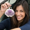 thumbnail image 6 of Super Cute Soft Plush Cat Paw Keychain Fluffy Warm Comfortable Pink Kitty Hand Key Chain Ring Holder Bag Purse Pendant, 6 of 6