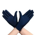 thumbnail image 2 of Mdesiwst 1 Pair Unsiex Winter Gloves Five Fingers Solid Color Elastic Anti-slip Sun Protection Breathable Soft Stage Performance Auction Ritual Girl Gloves Fall Spring Gloves, 2 of 7