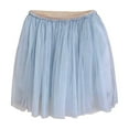 thumbnail image 2 of WhouRiu Toddler Girls Skirt Stretch Waist Solid Ballet Dance Skirts Child Festive Holiday Dancewear Tulle Skirt Blue,Sized 2-3, 2 of 4