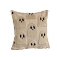 thumbnail image 2 of Gumesh Halloween Decor Throw Pillow Covers-18x18 Inches Ivory Cute Ghost Hugging Pumpkin, Plush Soft for Spooky Season & Cozy Fall Decor, 2 of 6