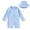 Blue stripes, variant on Younger Tree Newborn Baby Boys Swimsuit Short Sleeve Zipper One-Piece Bodysuit Sunsuit Swimwear Bathing Suit for 6-12 Months