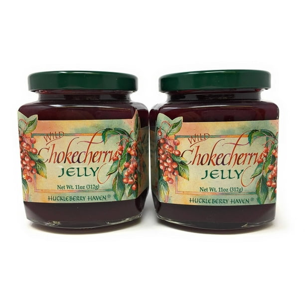 Huckleberry Haven Wild Chokecherry Jelly Jam 11 oz. 2 Pack Walmart
