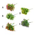 thumbnail image 3 of Wosthever Flor artificial Plantas de imitación Maceta colgante Decoración de hierro Ventanas al aire libre Atractivo Hermoso Calcomanía de jardín Flores artificiales Amarillo Wosthever HA084317-04, 3 of 6