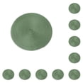 thumbnail image 2 of Tapetes antideslizantes Inteprter Manteles individuales redondos modernos verde PP 38 cm, 2 of 6