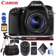 thumbnail image 1 of Canon EOS 80D DSLR Camera with 18-55mm Lens (Intl Model) Ultimate Bundle, 1 of 6