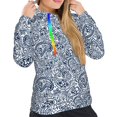 thumbnail image 4 of KLL Paisley4 for Womens Pullover Hoodie with Pocket Hooded Long Sleeve Shirts Sweatshirt for Women-XX-Large, 4 of 7