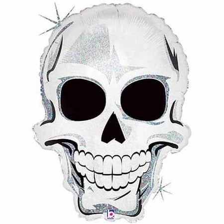 Scary Skull Shaped Balloon, 25"