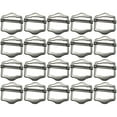 thumbnail image 1 of Miangastore Boucle de Ceinture en Métal Boucle Réglable Gris Foncé 50 Pcs 1.3X1.1X0.2In, 1 of 9