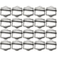 thumbnail image 1 of 50 piezas Correa de hebilla ajustable Hebilla Cinturón ajustable Hebilla de metal Hebilla de metal Correa de hombro Hebilla, 1 of 5