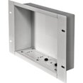 thumbnail image 4 of Peerless Recessed Cable Management and Power Storage Accessory Box IBA2-W - Mounting kit (cable box) - cold-rolled steel, fused epoxy - white - in-wall mounted, 4 of 9