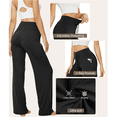 thumbnail image 5 of MLDRA 3 Pack Women's Wide Leg Pants with Pockets - Casual Loose Sweatpants Yoga Trouser Pants Sweat Palazzo Lounge Pajama Pants, 5 of 9