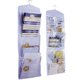 thumbnail image 1 of Organizador grande de doble cara para colgar bolsas de regalo y soporte para papel de seda (blanco), 1 of 7