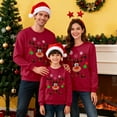 thumbnail image 2 of GJSYRH Matching Christmas Sweatshirts for Family Ugly Holiday Xmas Pullover Tops Couples Womens Mens Kids Boys Girls Shirts, 2 of 7