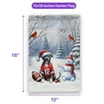 thumbnail image 5 of Hello Winter Pitbull Football Snowman Welcome Snowy Morning Garden Flag 12x18in Double Sided Terrier Dog Lover Outdoor Decor - 01012, 5 of 5
