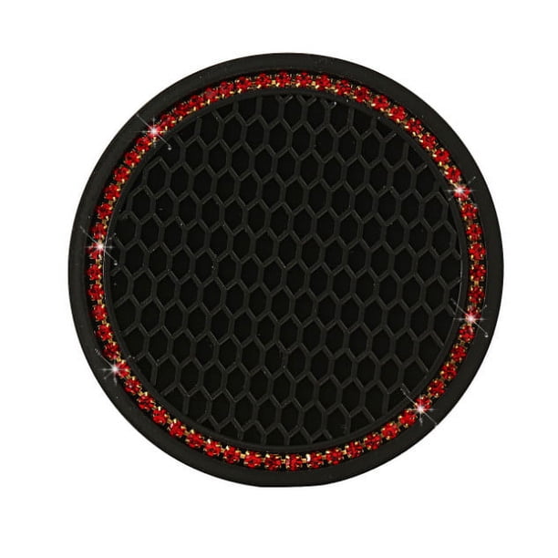 onlyliua Liquidación de Rebajas de Hoy Almohadilla de Goma Antideslizante Redonda para Taza de Agua de Automóvil, 2 Piezas