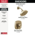 thumbnail image 4 of Delta T17276 Stryke Monitor 17 Series Dual Function Pressure Balanced Shower Only -, 4 of 4