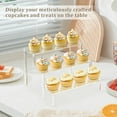 thumbnail image 2 of Acrylic Display Stand, 1pc Transparent Acrylic Display Tube Stand Holder For Perfume, Cosmetics, Cupcakes And Desserts, 3 Tier Shelves (3 Tier Approx. 30cm Width), 2 of 5
