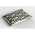 thumbnail image 2 of Aster Pillow Sham, Daisy Petals Artistic Branches Growth Foliage Flora Refreshing Nature, Decorative Standard Size Printed Pillowcase, 26 X 20 Inches, Earth Yellow Grey White, by Ambesonne, 2 of 2