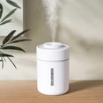 thumbnail image 1 of Humidificador portátil Daskternie Mini USB Cool Mist de 180 ml, blanco y gris, 1 of 8